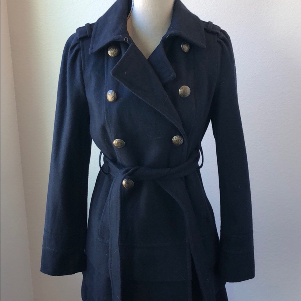 WOMENS EXPRESS Military style Coat in navy blue